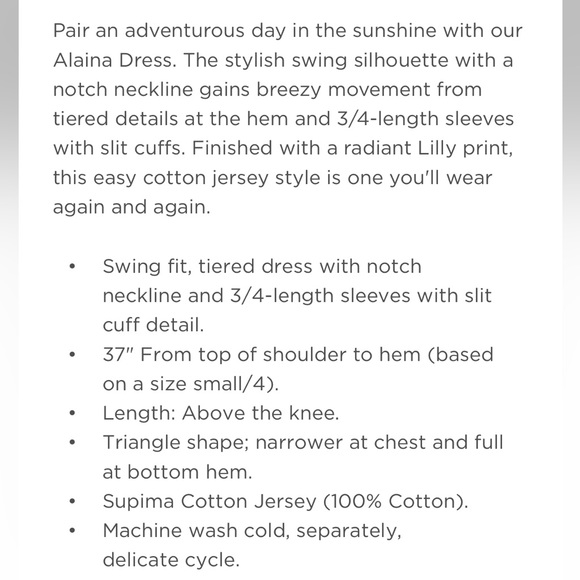 Lilly Pulitzer Alaina dress - Picture 6 of 11